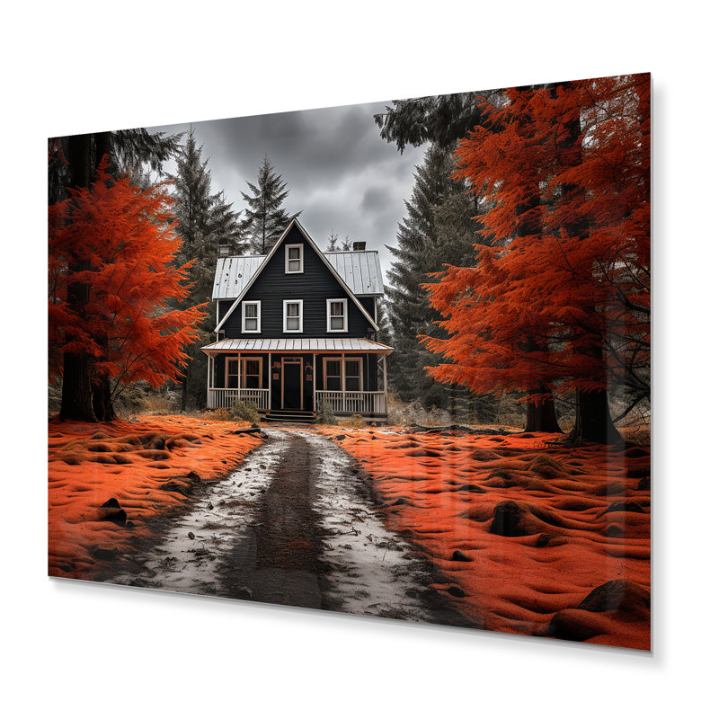 Red Farmhouse Rustic Elegance IV - Décoration murale de ferme en métal, H 12 po x l 20 po x P 1 po