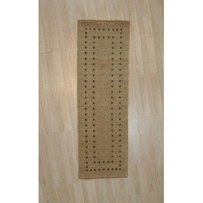 Jasmine Alluring Beige Handmade Wool Transitional Solid Area Rug