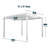 Florence  Aluminum Pergola in Powder-Coated Finish with Adjustable Canopy-136171004-262626403