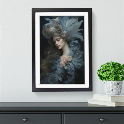 Feather Rococo - Framed Print