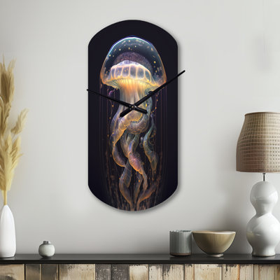 Horloge murale Macleod Jellyfish III - Jellyfish