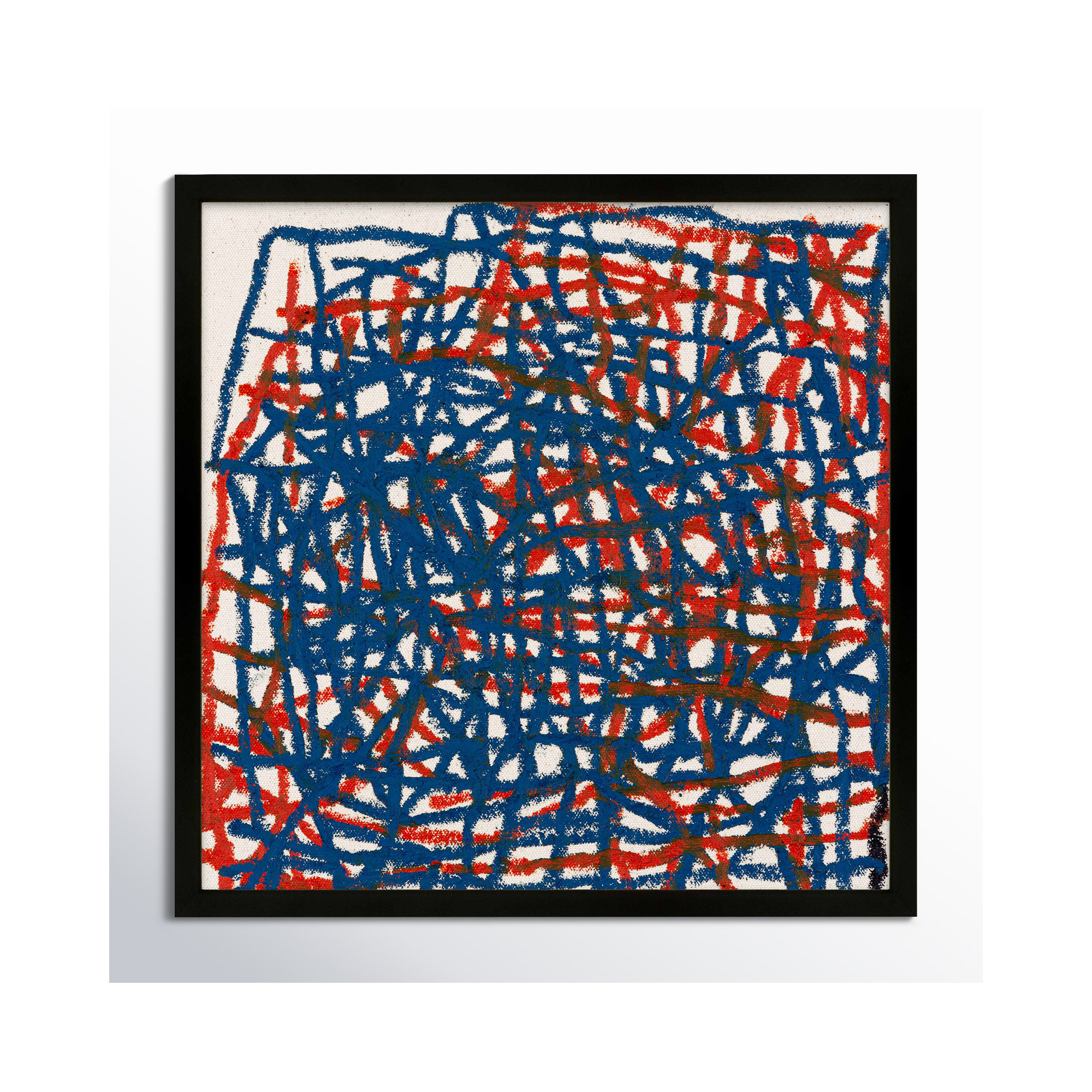 Crossroads by Stephanie Dennis, Black, 30" H x 30" W  x 1.25" D