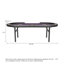 Table de poker pliante 102,36 po