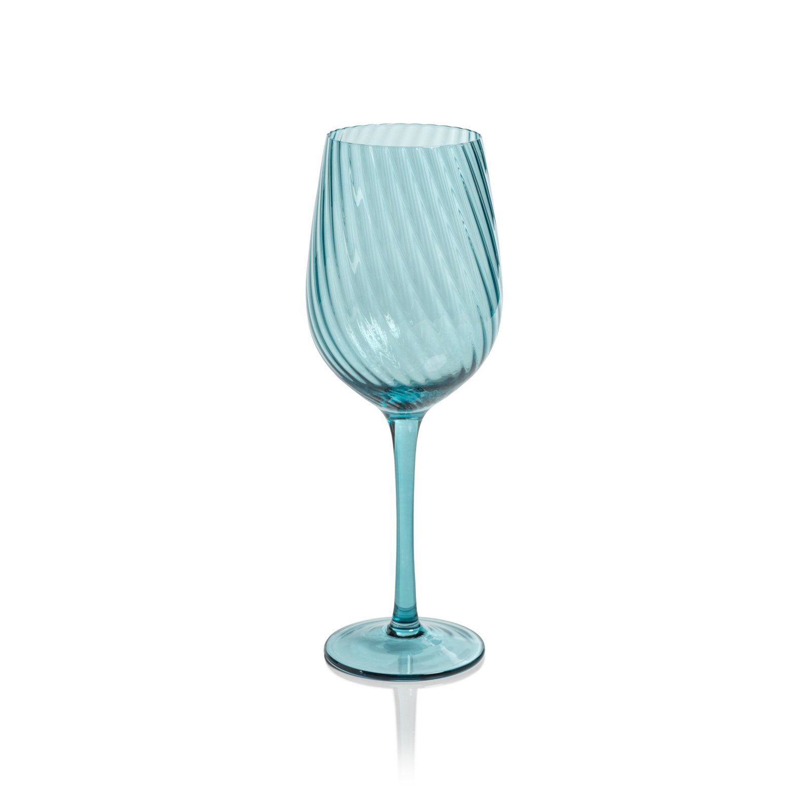 Bonnie White Wine Glass, Blue