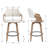Modern Upholstered Counter Stools, 26 Inch Swivel Bar Stools With Hollow Back And Wooden Legs For Kitchen Island,Kitchen Bar Height Stools-285656374-295180610