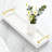 Long Rectangular Decorative Tray With Handles, Multifunctional Serving Tray For Home Decor, Centerpiece Candle Holder For Dining Table & Coffee Bar-1091523446