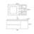 Simple cream style vanitie bathroom cabinet