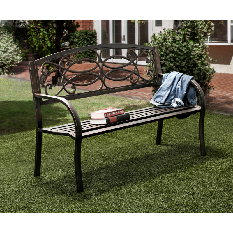 Stainless Steel Outdoor Bench
