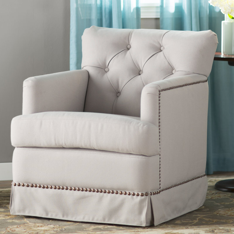 Upholstered Swivel Armchair