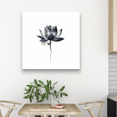 Dripping flower - 32"x32" art on canvas