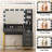 Vanity Desk with Lighted Mirror & Power Outlet, Makeup Table with 5 Drawers, Two Cubby & Shelf, Vanity Dresser with 11 Lights in 3 Lighting Colors for Bathroom, Bedroom,Makeup Room-95861511