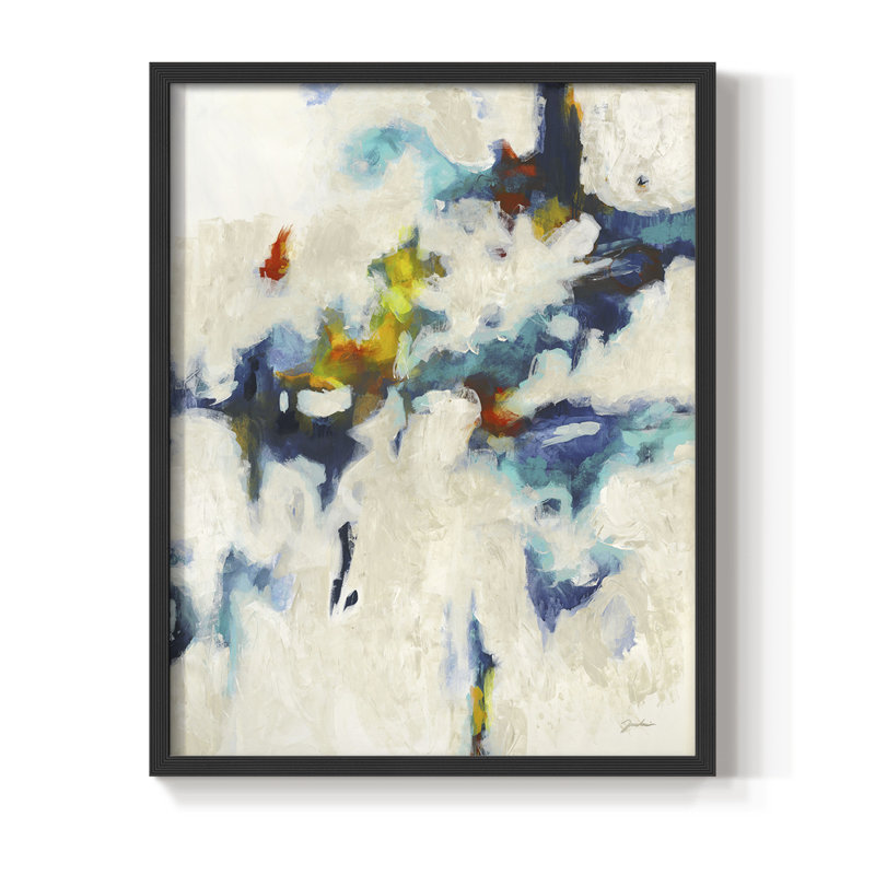 «Find & Seek», reproduction encadrée - bois massif, Noir, H 28 po x l 22 po