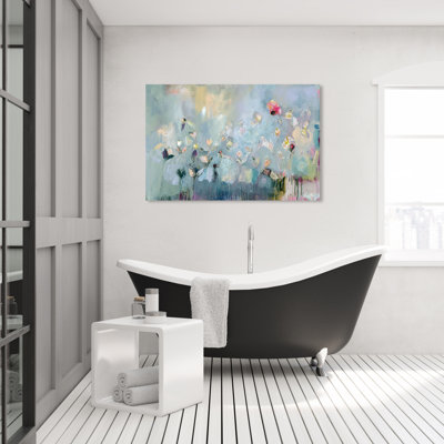 " Michaela Nessim - Infinitely Divine Flower Garden Beauty Modern Pink " by Oliver Gal