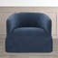 Fauteuil pivotant avec housse-606815714