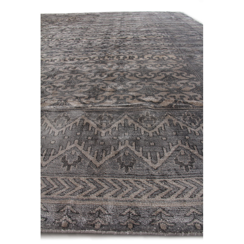 Antique Weave Bamboo Silk Area Rug, Rectangle 6' x 9'