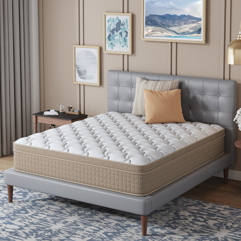 12''/14'' Medium Premium Cooling Foam Hybrid Mattress, Twin, 10"