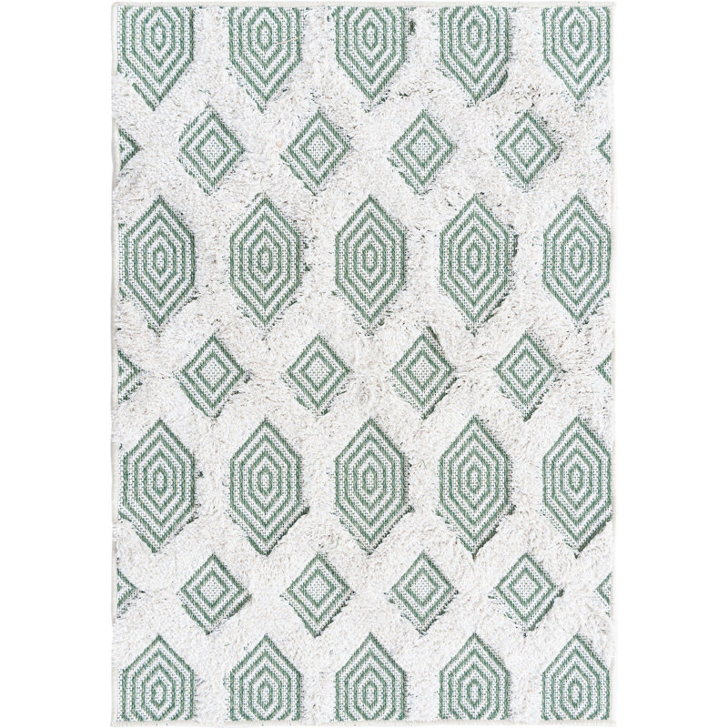 Mishti Cotton Geometric Indoor Rug, Rectangle 2'3" x 3'