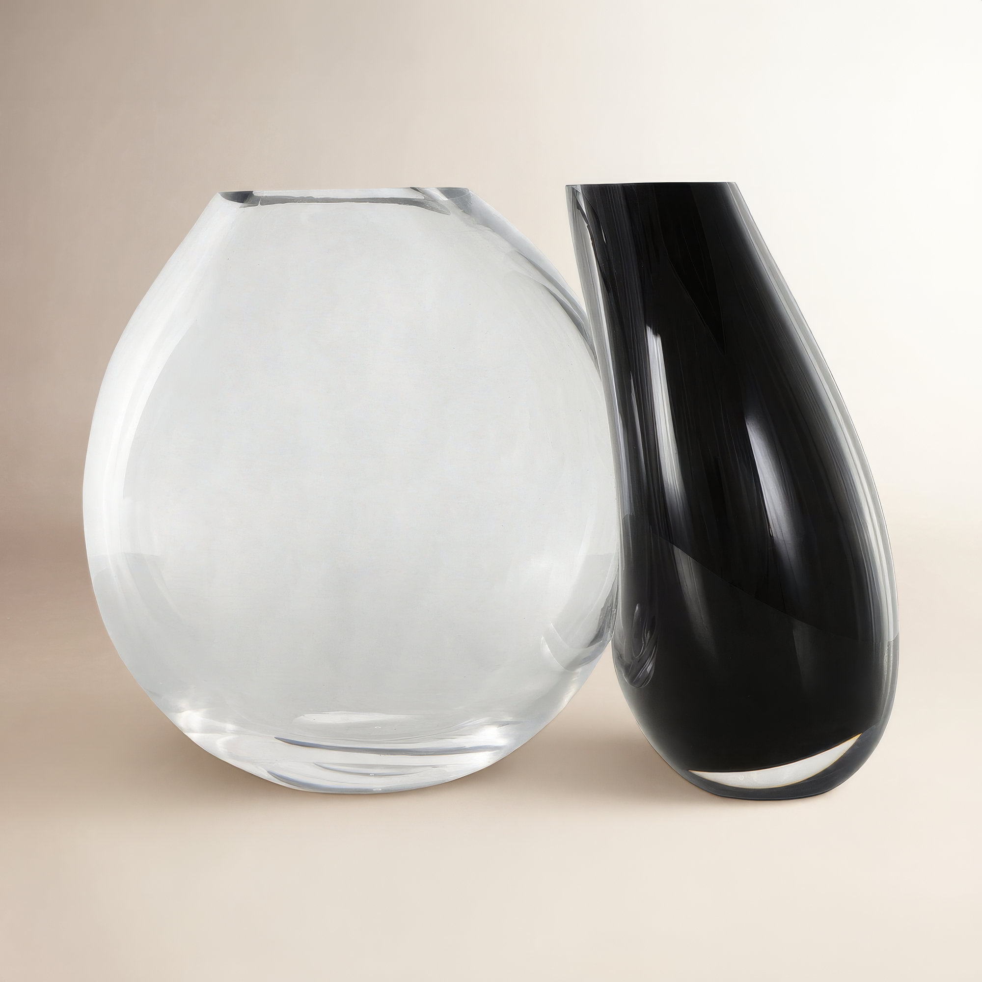 Aeson Recycled Glass Table Vase, 9.90" H x 13.05" W x 9.25" D
