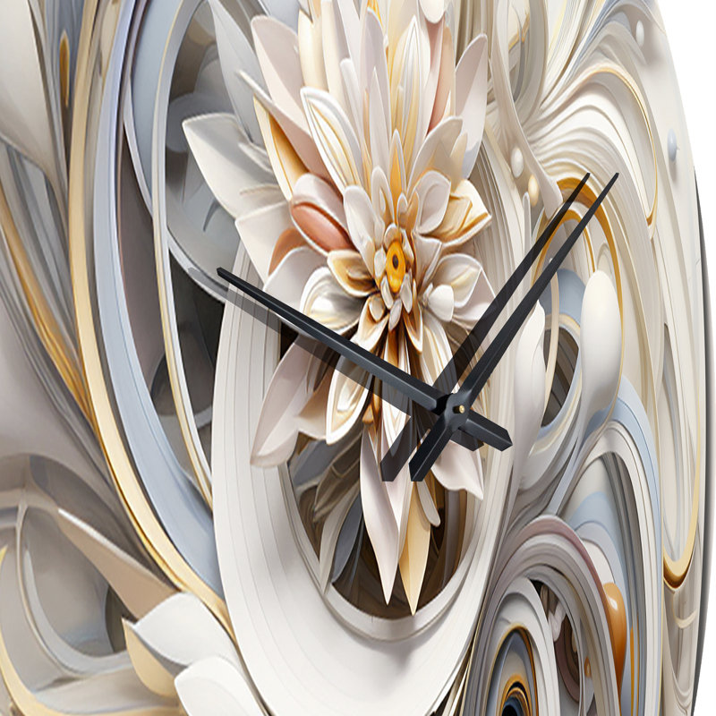 Horloge murale en métal, Moyenne