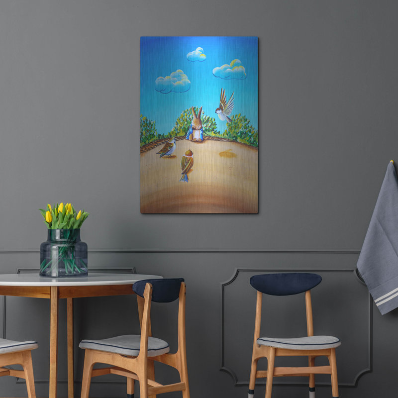Harper Orchard « Peter Rabbit 7 » par Cindy Thornton, décoration murale en métal, 30,5 cm x 40,6 cm, 36" H x 24" W