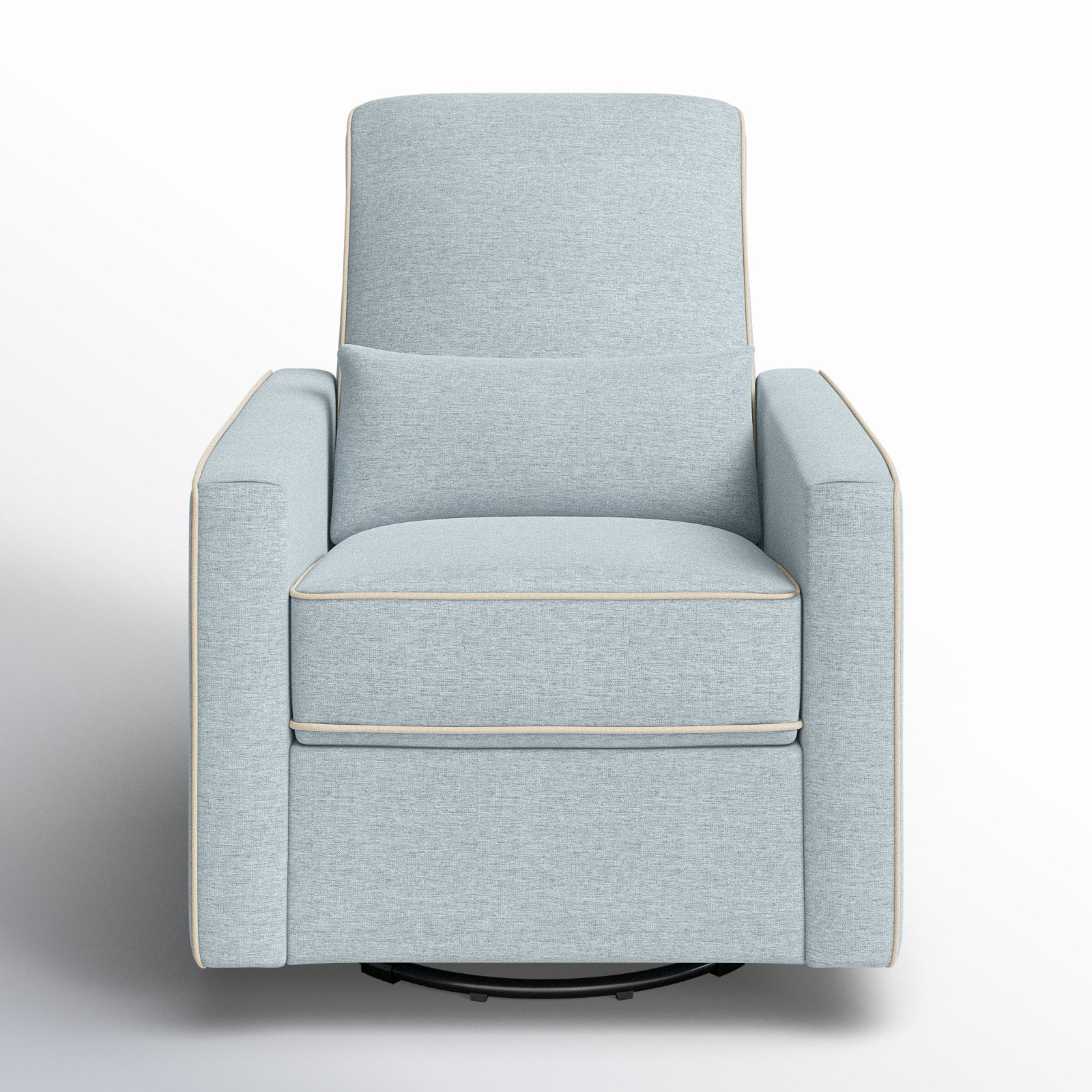 Piper Swivel Glider, Heathered Blue