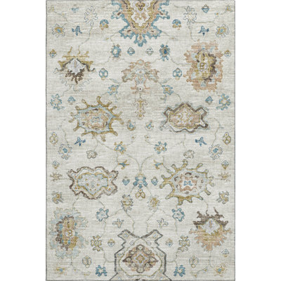 Mcciskill Machine Woven Linen Rug