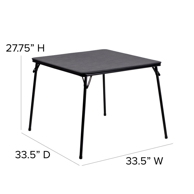 5 Piece Folding Card Table and Chair Set