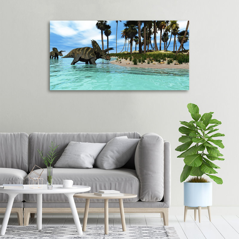 Dinosaurs - No Frame Print on Canvas