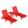 Shavon Outdoor Chaise Lounge Set with Table