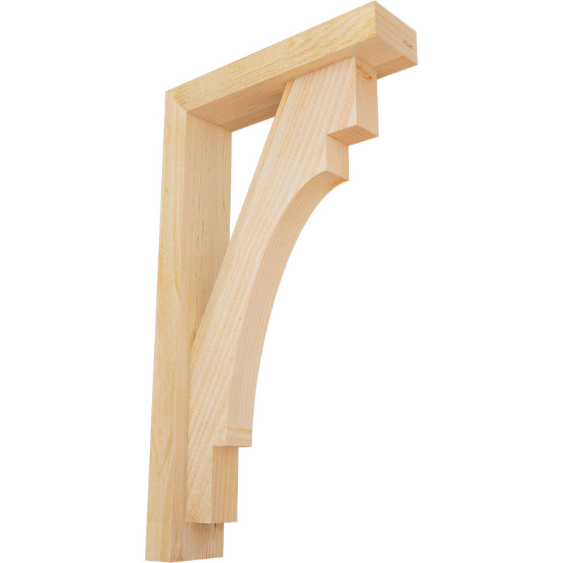 Support Merced Block avec support décalé, 28 x 16, Sapin Douglas de l 4 po (scié brut)