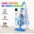 Pool Vacuum for Above Ground & in Ground Pool,Handheld Rechargeable Pool Cleaner with LED Light New Chassis, 20 Gallons/Min, Telescopic Pole Cordless Cleaner for Hot Tubs, Spa,Ideal for Leaves, Debris