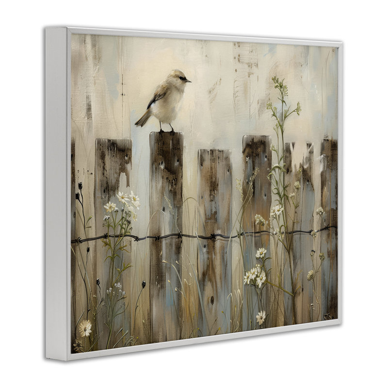 Estampe numérique  par Arlington Prints, H 24 po x l 30 po, Giclée encadrée blanc bord de mer