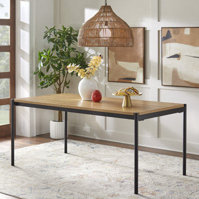 Jeremaiah 67" Rectangular Dining Table by 17 Stories