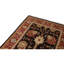 Tapis brun et rouille de haute qualité noué à la main
