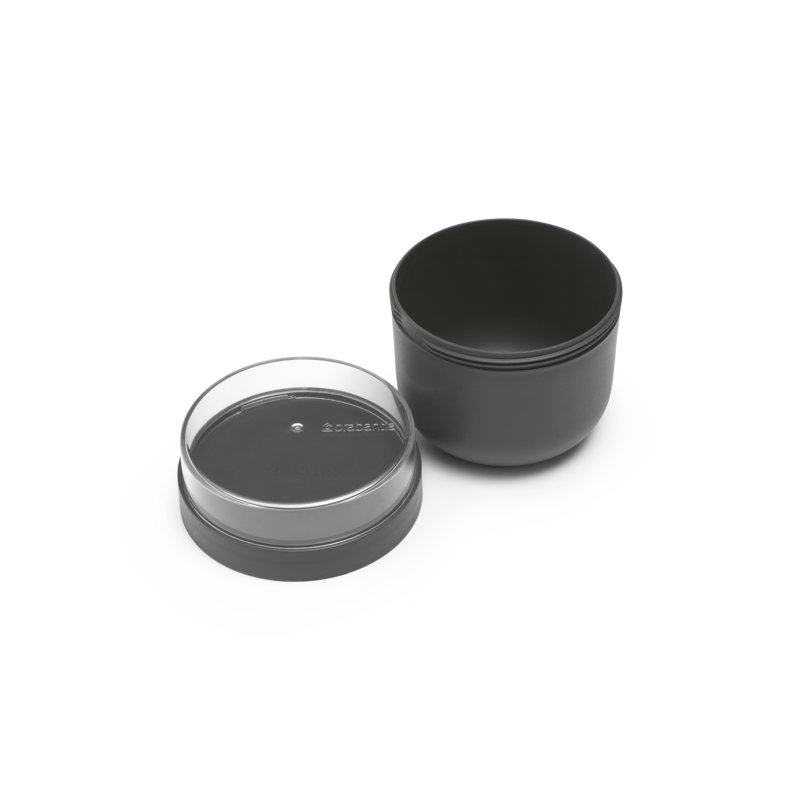Bol à déjeuner et à emporter de Bourgogne, 16,9 oz (500 ml), Gris foncé