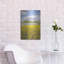 «Field of Yellow I» par Donnie Quillen, art mural en métal, 16 po x 24 po