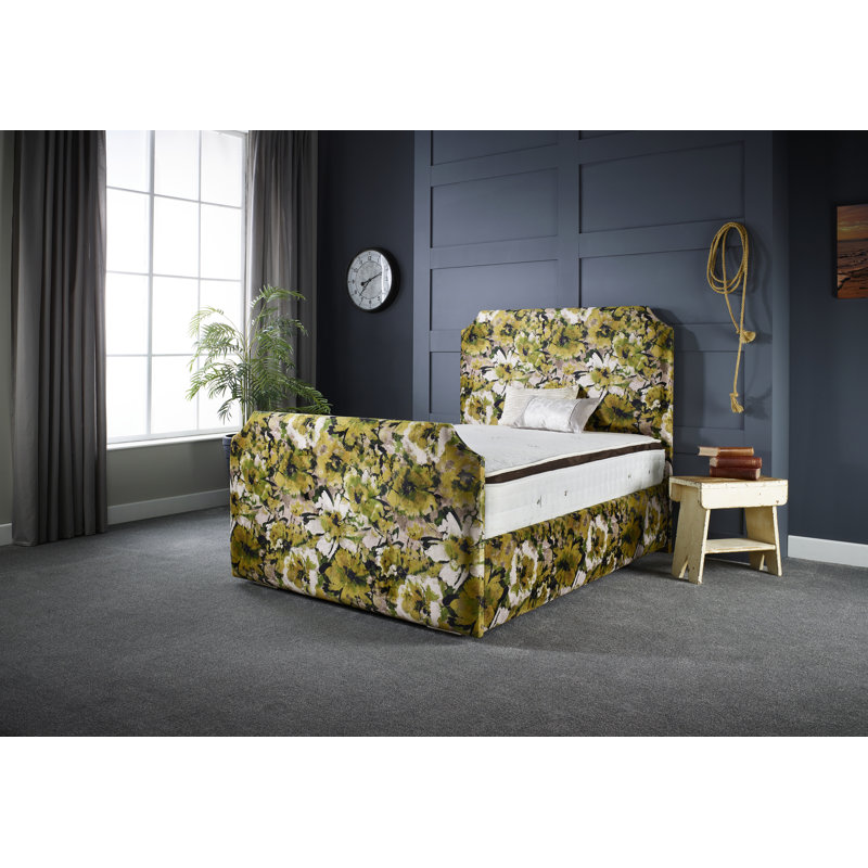 Luqman Upholstered Bed, Single (3')
