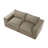 2 - Piece Upholstered Camel Chenille Modular Sectional Sofa with Cushion Back– Fully Compressed, No Assembly Required-1419080473