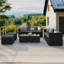 Rattan Patio Furniture Set All Weather Garden Lounge Set with Cushions-66246198