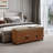Bamboo Entryway Shoe Storage Bench Shoe Cabinet