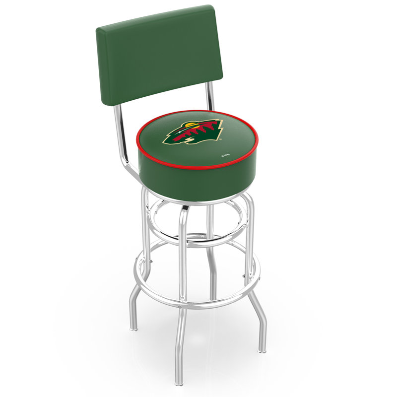 NHL Swivel 25" Counter Stool, Minnesota Wild