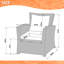 Chaise de patio Alyisa