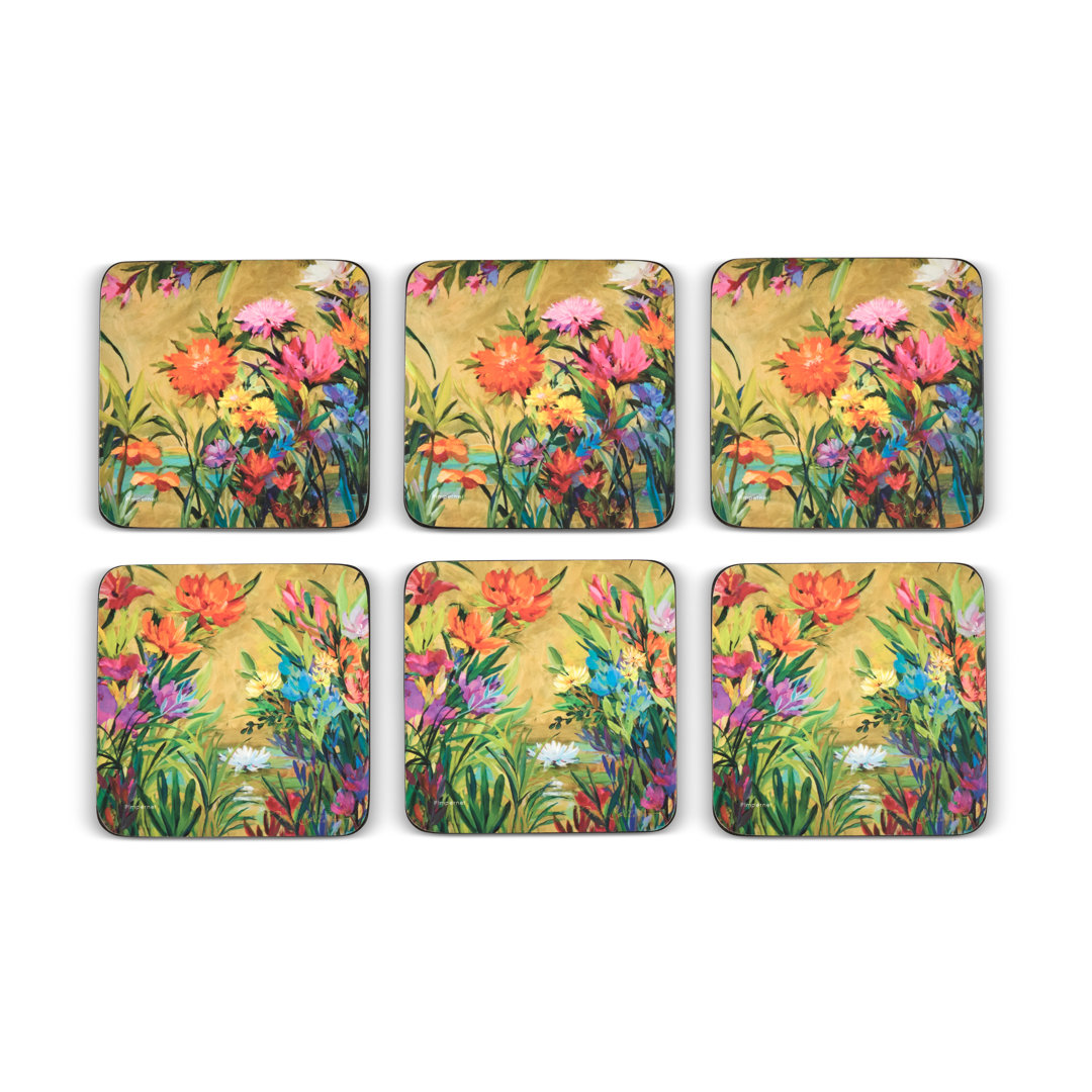 Pimpernel Martha'S Choice Coasters 4"X 4" (Set of 6) Pimpernel
