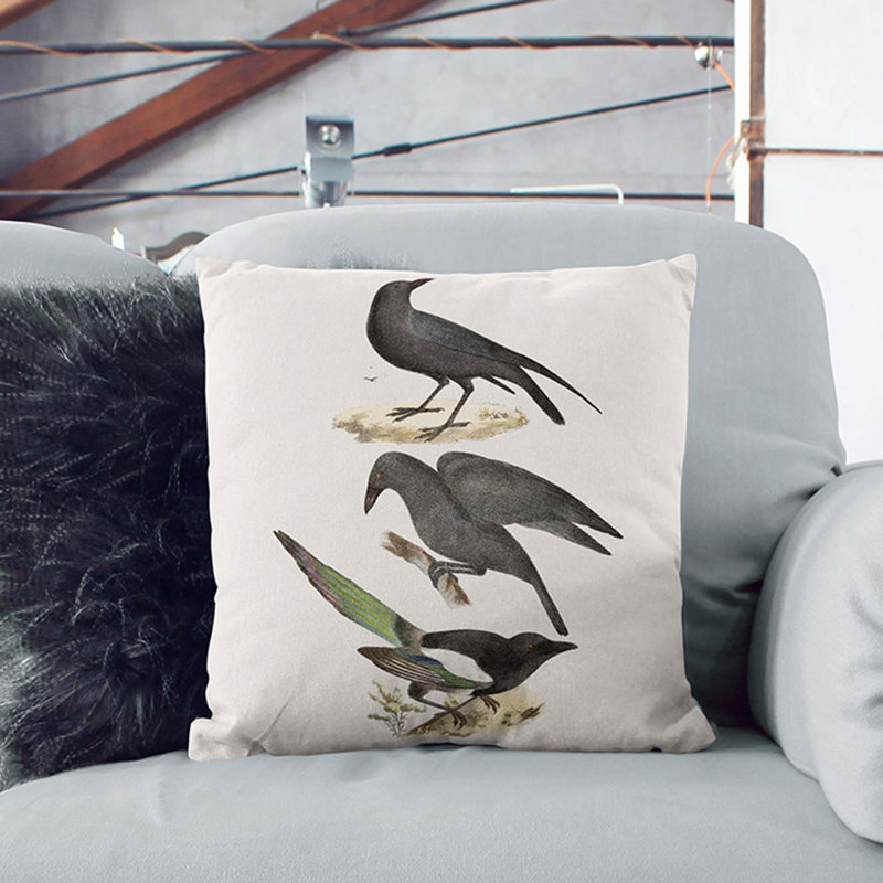 Square Throw Cushion, 55cm H x 55cm W x 20cm D