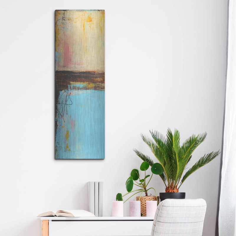  «Dockside 37 I» par Erin Ashley, art mural en métal, 12 po x 36 po
