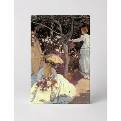 Les femmes dans le jardin (1866) - Portrait, art mural sur toile