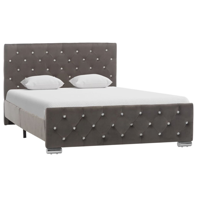 Bed, 120 x 200 cm, Grey