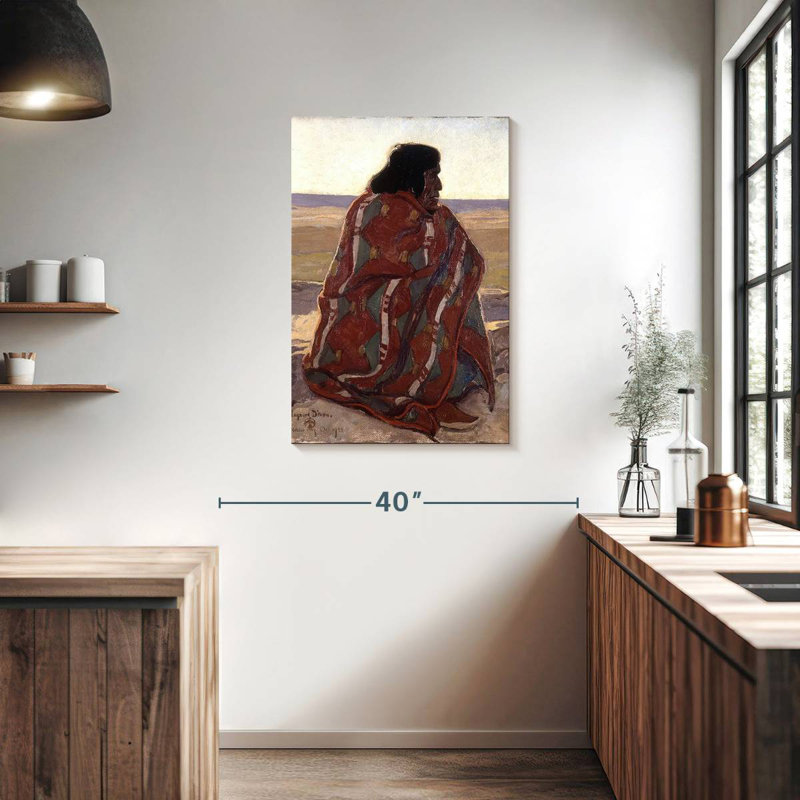 Lelar Hopi Man, 36" H x 24" W
