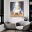 Art mural en verre épique «A Nativité de l'espoir radieux» par Ivan Guaderrama, 36 po x 36 po-1074827432