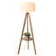 Lampe trépied en bois